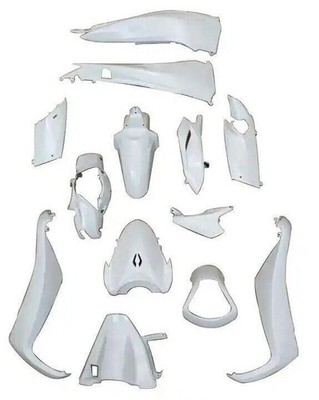 KOMPLETT VERKLEIDUNG SET AFTERMARKET PASSEND FÜR HONDA SH 125 2013 - 2016 - WEISS
