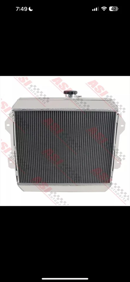 3 row Aluminum Radiator 88-97 for Toyota Hilux RN85 YN85 22R 4CYL 2.4L PETROL - Image 4 of 4
