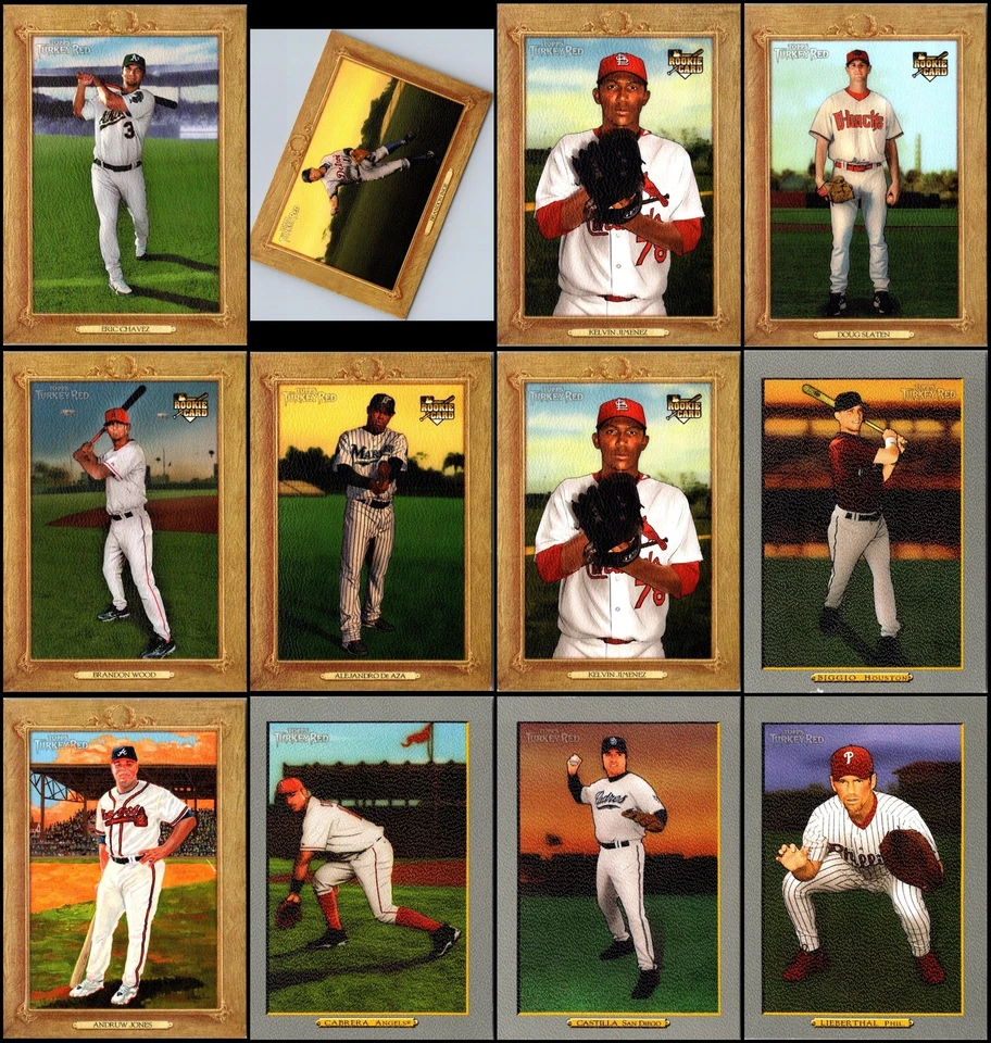 Lote de Cartas Topps Turkey Red (76) - NÃO PERCA – DA PRÓXIMA VEZ QUE ELE SE FOI PARA SEMPRE! - Imagem 4 de 4