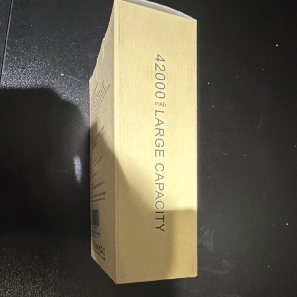 EnergyQC 42000mAh Power Bank Fast Charging LED Display USB Type-C Micro ...