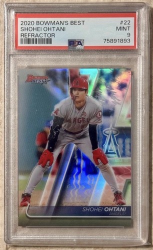 2020 BOWMAN'S BEST REFRACTOR #22 SHOHEI OHTANI PSA 9