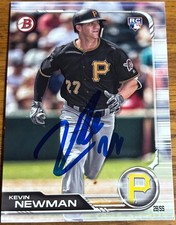 2019 Bowman KEVIN NEWMAN Rookie #54 🔥 Pirates 🔥 GORGEOUS Autograph Auto 🔥 1/2