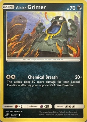 Alolan Grimer Common SM - Team Up 83/181 LP