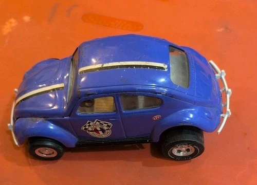 Vintage TONKA JC Penny Racing Team Pressed Steel VW Volkswagen Beetle Bug Car