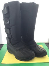 GIRLS WOOF WEAR BLACK YARD/WATERPROOF/FUR LINED BOOTS