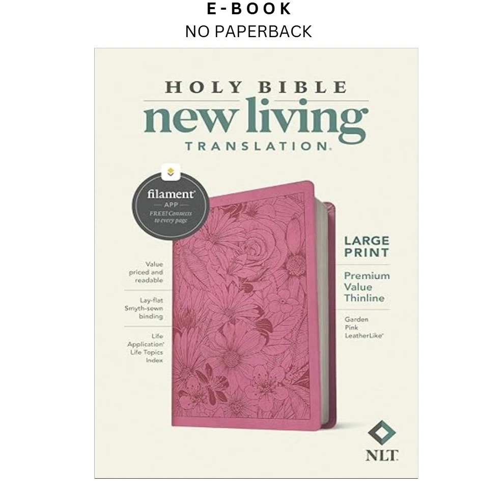 Buy NLT Large Print Premium Value Thinline ebook, instant digital download PDF from LD Global