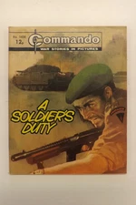 COMMANDO COMIC WAR STORIES IN PICTURES 1430 A SOLDIER'S DUTY 1980 GN5138