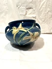 Vtg Roseville Pottery Zephyr Lily Hanging Basket Pot Vase Planter
