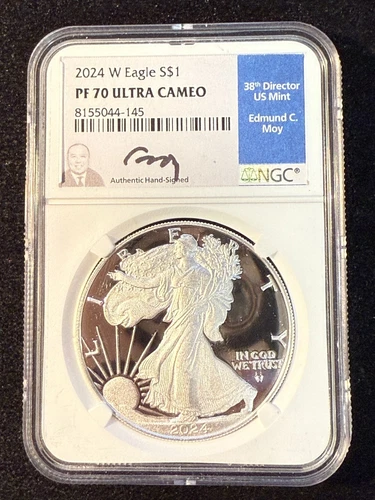 2024 W AMERICAN SILVER EAGLE NGC PF 70 ULTRA CAMEO 145