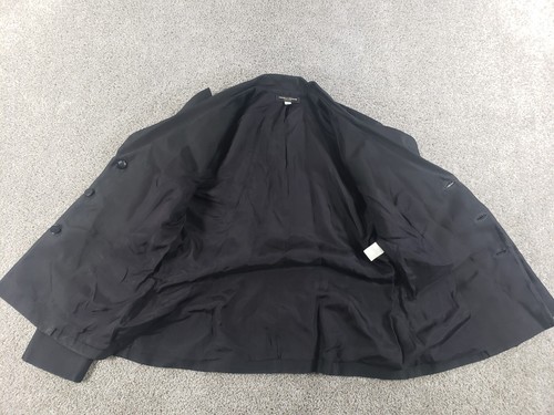 Pamela Dennis Couture Womens Jacket 14 Black Acetate Silk Blend Silk Lined - Picture 11 of 14