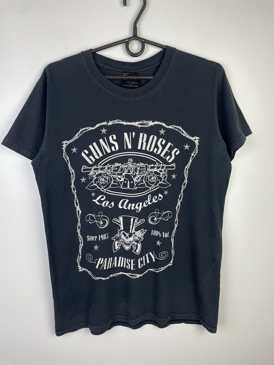 Guns N Roses Official Merch Cotton T Shirt Vintage Black Size M | eBay