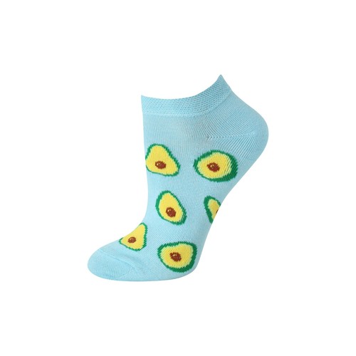 Ladies Trainer Socks 5/10/15 Pairs Heart Bow Dot Animal Avocado Ankle Liner - Picture 41 of 53