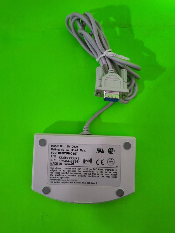 Serial Mouse Touch Pad PC Concepts Sm-2000 486 386 Machinery Db 9 NEW  Vintage - Image 2 of 4