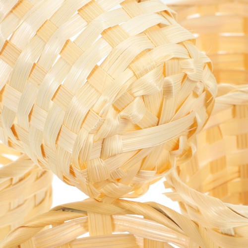 5 Pcs Bamboo and Wood Woven Basket Mini Baskets Decor Child Girl - Picture 8 of 12