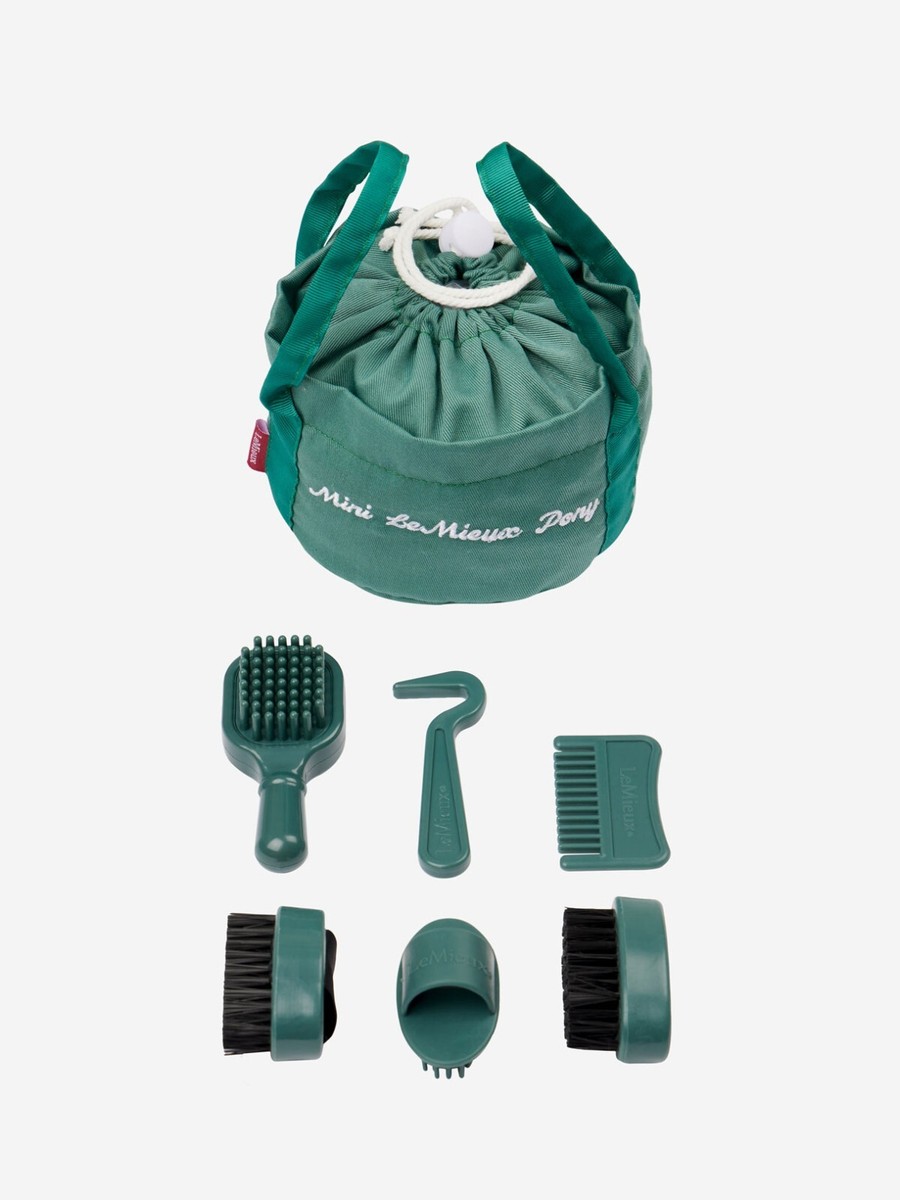 Lemieux Giocattolo Pony Cacciatore Verde - Tappeto, Cappuccio E Collare Mix &amp; Match - NUOVO