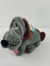 Vintage 1986 Animal Playthings Gray Basset Hound Plush Dog Stuffed NWT