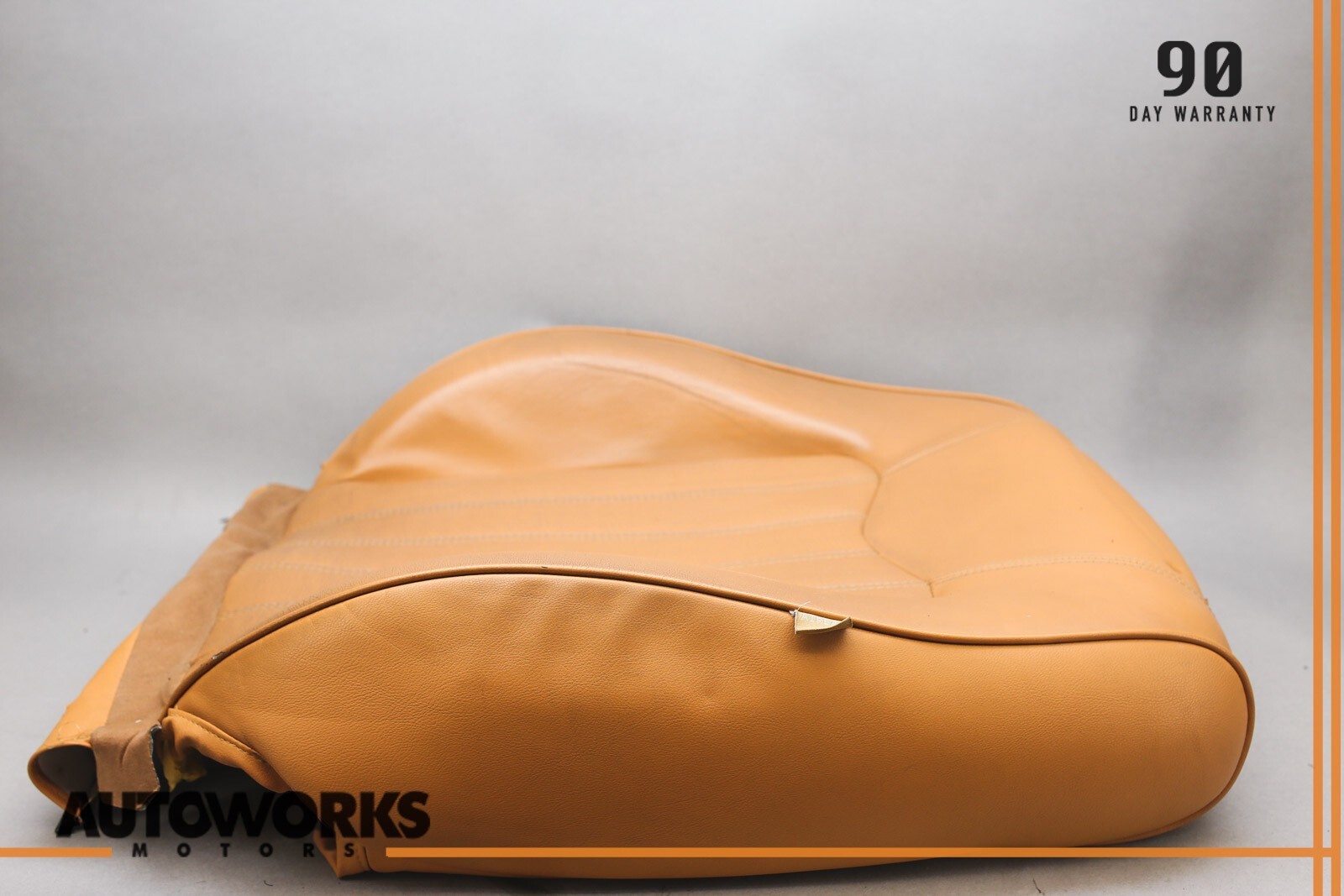 03-08 Maserati Quattroporte M139 Front Left Driver Upper Seat Cushion Beige OEM