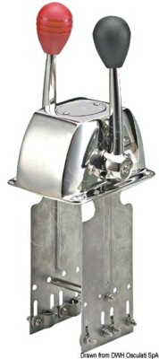 OSCULATI Zweihebel-Schaltbox einmotorig AISI316