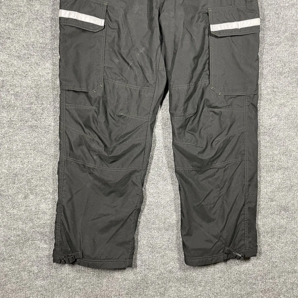Calça cargo vintage Y2K Gap forrada de lã uniforme de entrega reflexiva M 35x29 - Imagem 3 de 4