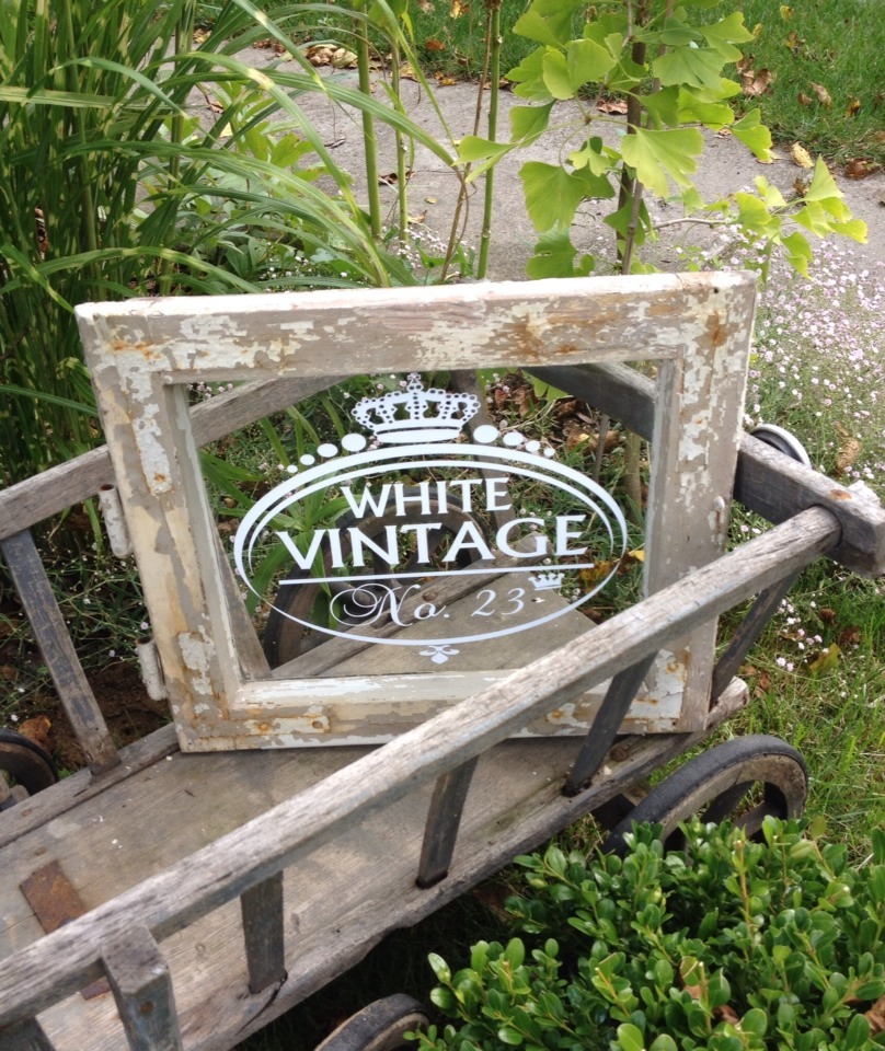 Shabby Wasserf.Aufkleber Möbeltattoo Schrank,Vitrine,Glas,Antik-Buffet Vintage