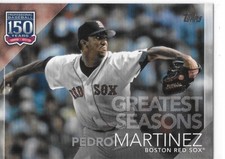 2019 Topps Series 1 BB 150 Years of Professional Baseball Pedro Martinez Red Sox