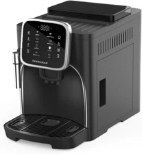 Fully Auto Coffee Machine 19Bar  Intuitive Touch Display Conical Burr Grinder