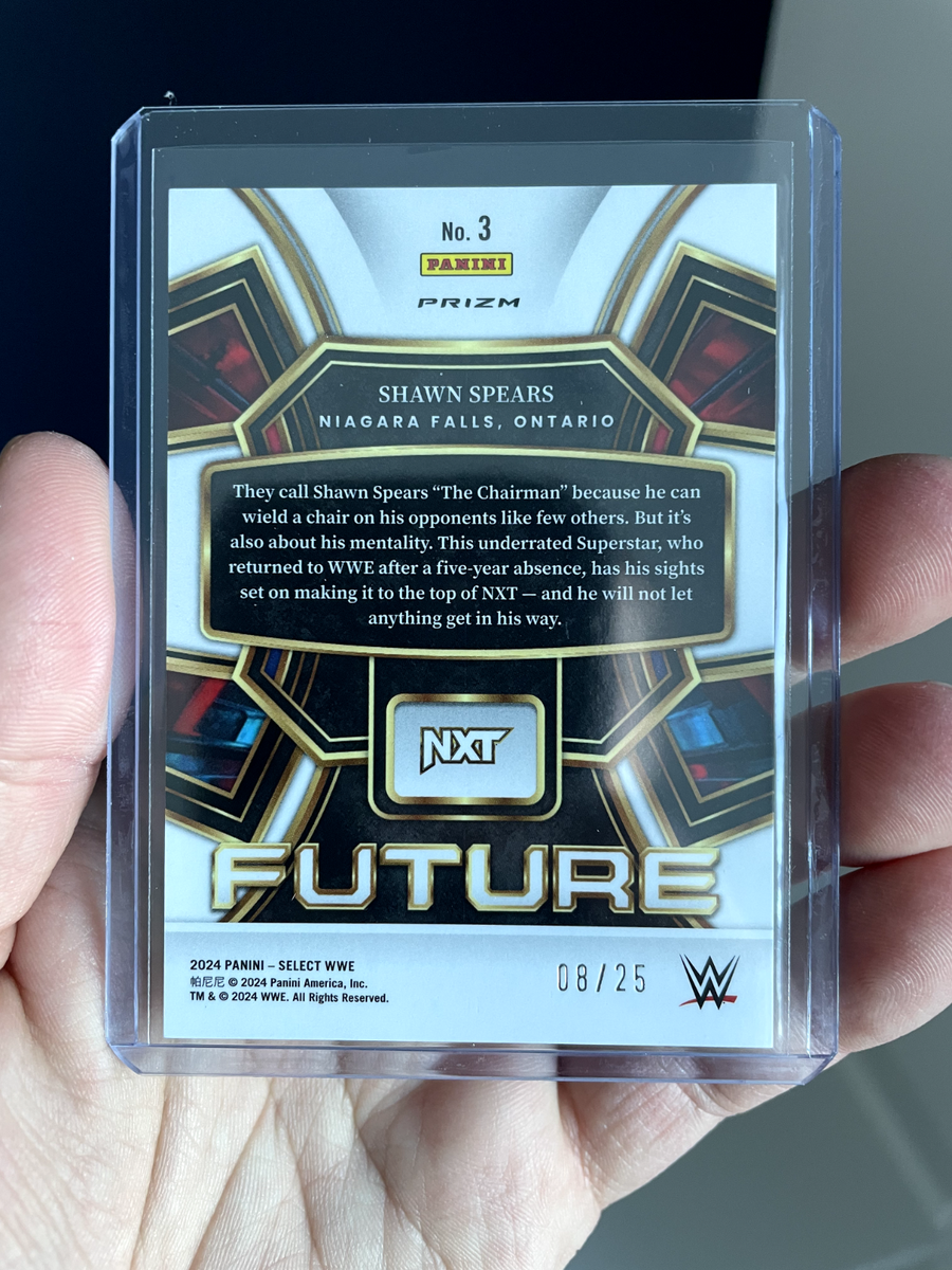 Shawn Spears Future Insert Tie-Dye Prizm /25 - 2024 Panini Select