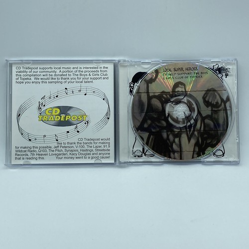 V100 "Local Super Heroes" CD OOP KDVV FM Topeka Kansas KS Local Rock Music - Picture 3 of 5