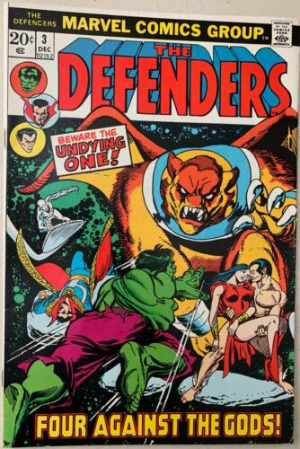 Defenders #3 (Marvel, Dezember 1972) Silver Surfer! Hulk! Silberzeitalter - Bild 1 von 7