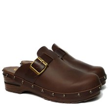 GLOVE CLOGS IN SUPER COMFORT MILITARY SUEDE FOOTBED