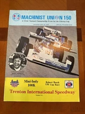 1978 Trenton Speedway USAC Indy Car Race Program