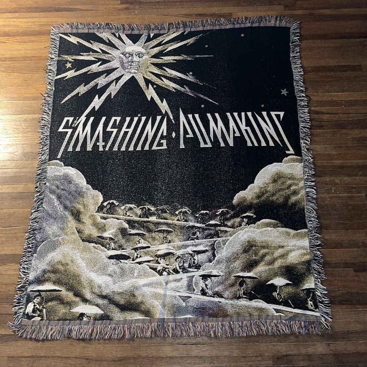 The Smashing Pumpkins Woven Knit Throw Blanket | eBay
