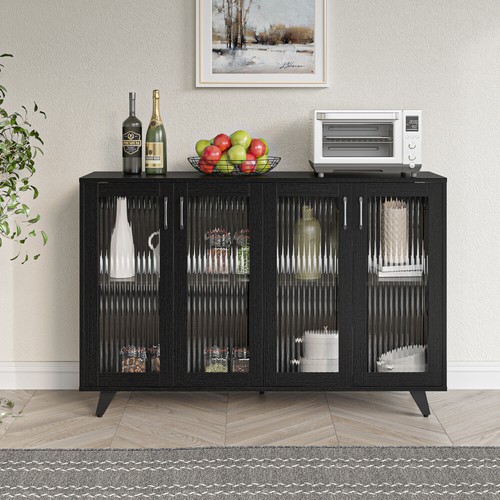 Sideboard Kitchen Buffet Cupboard Living Room Cabinet TV Stand with 2 / 4 Doors - Picture 46 of 57