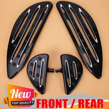 For Harley Electra Glide Driver Passenger Floorboards Floor Boards Foot Pegs Kit