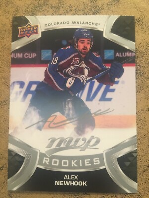 ALEX NEWHOOK RC 2021-22 UD MVP Hockey Silver Scripts Parallel #249 Avs Canadians