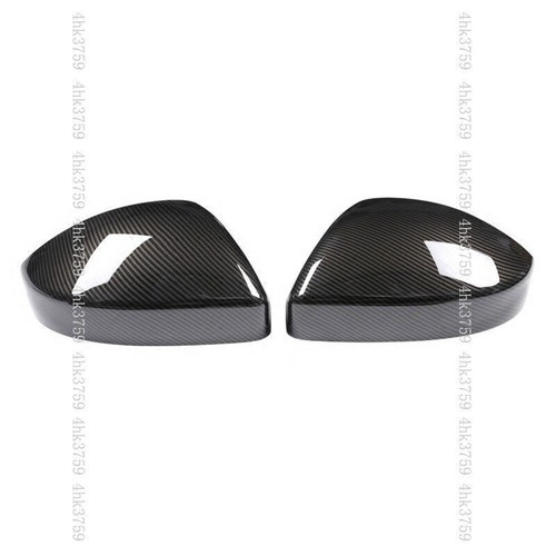 For Jaguar F-PACE 2017-2025 Carbon Fiber Rearview Mirror Cover Decor Shell Trim - Foto 5 di 6