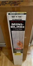 New Lot of 4 Light Filtering 1” Vinyl Mini Blind 🪟 30” x 44” Alabaster Beige