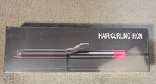 Nicebay Curling Iron 1 1/4" Hair Ceramic Coating Curling Wand DW-6010 - Pink