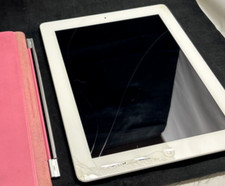 Apple iPad Model A1458 for Parts with Apple iPad Pink cover