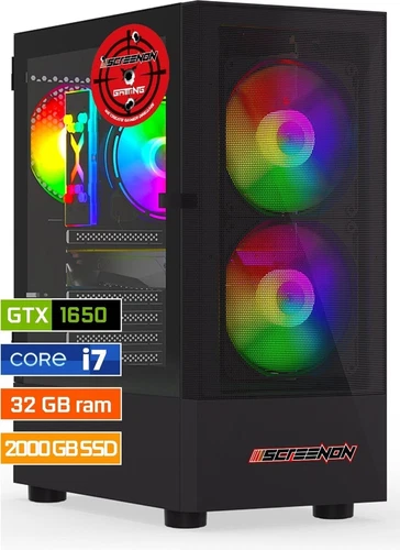 ScreenON - Intel Core i7 - 2048GB SSD - 32GB RAM - GTX 1650 - GamePC.V920235 