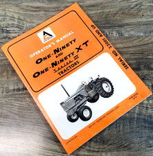 Allis Chalmers One-Ninety & Xt Series Iii Tractors Operators Manual 190 & 190Xt