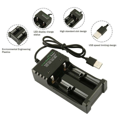 Universal Smart Li-Ion Battery Charger LCD Display 26650 81650 16340 10440 18350 - Picture 17 of 28