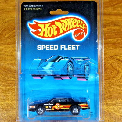 Hot Wheels Speed Fleet Chevy Stocker Black Full Tampo BW Blackwall Malaysia 1989