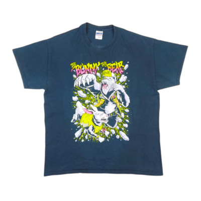 Vintage 2008 The Bunny the Bear Band Merch MySpace Era Post-Hardcore T-Shirt L
