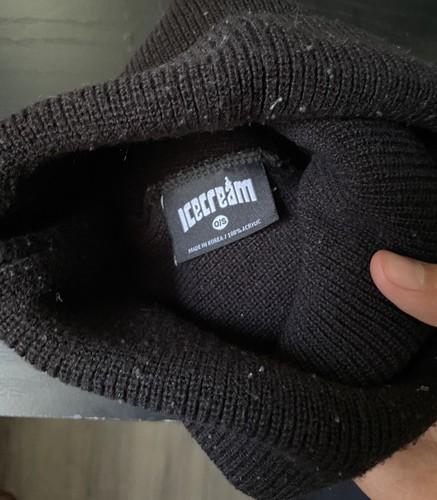 Ice Cream Running Dog Beanie Skully - Picture 2 of 2