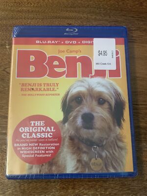 Benji (Blu-ray, 1974) Brand New Sealed