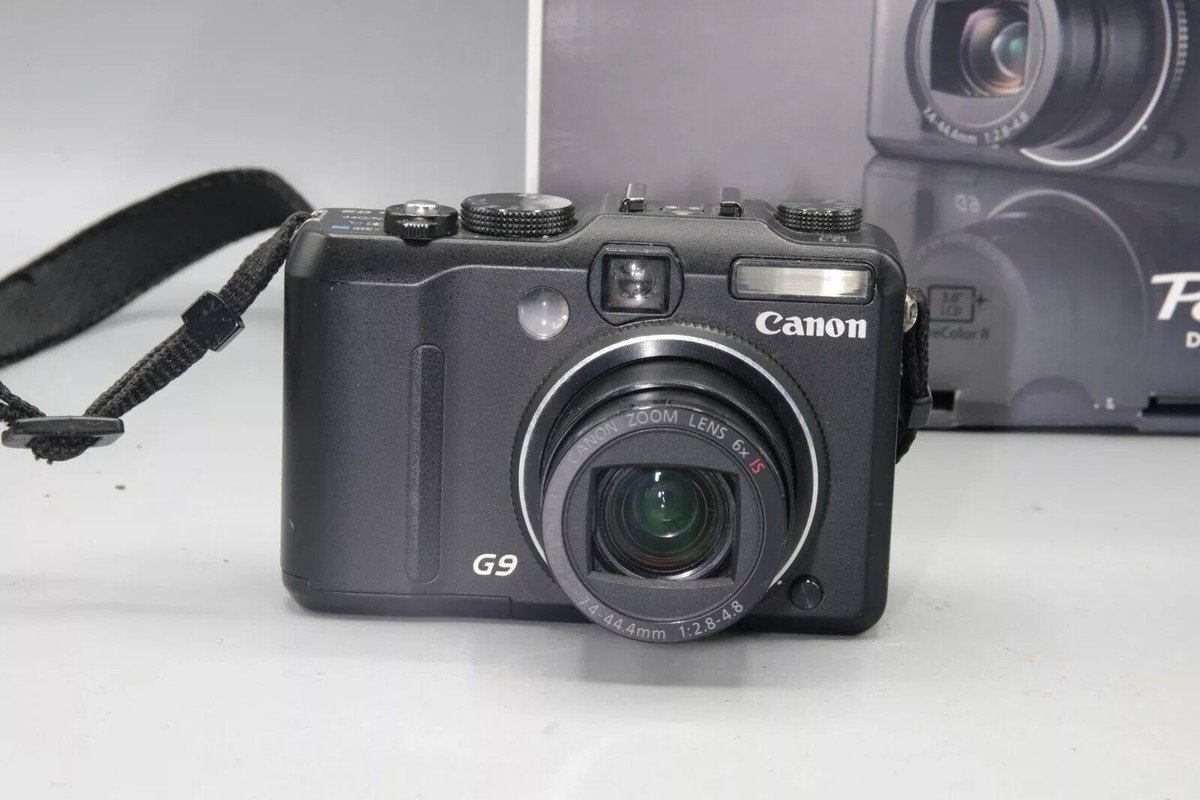 Canon PowerShot G9 12.1MP Digital Camera - Black for sale online