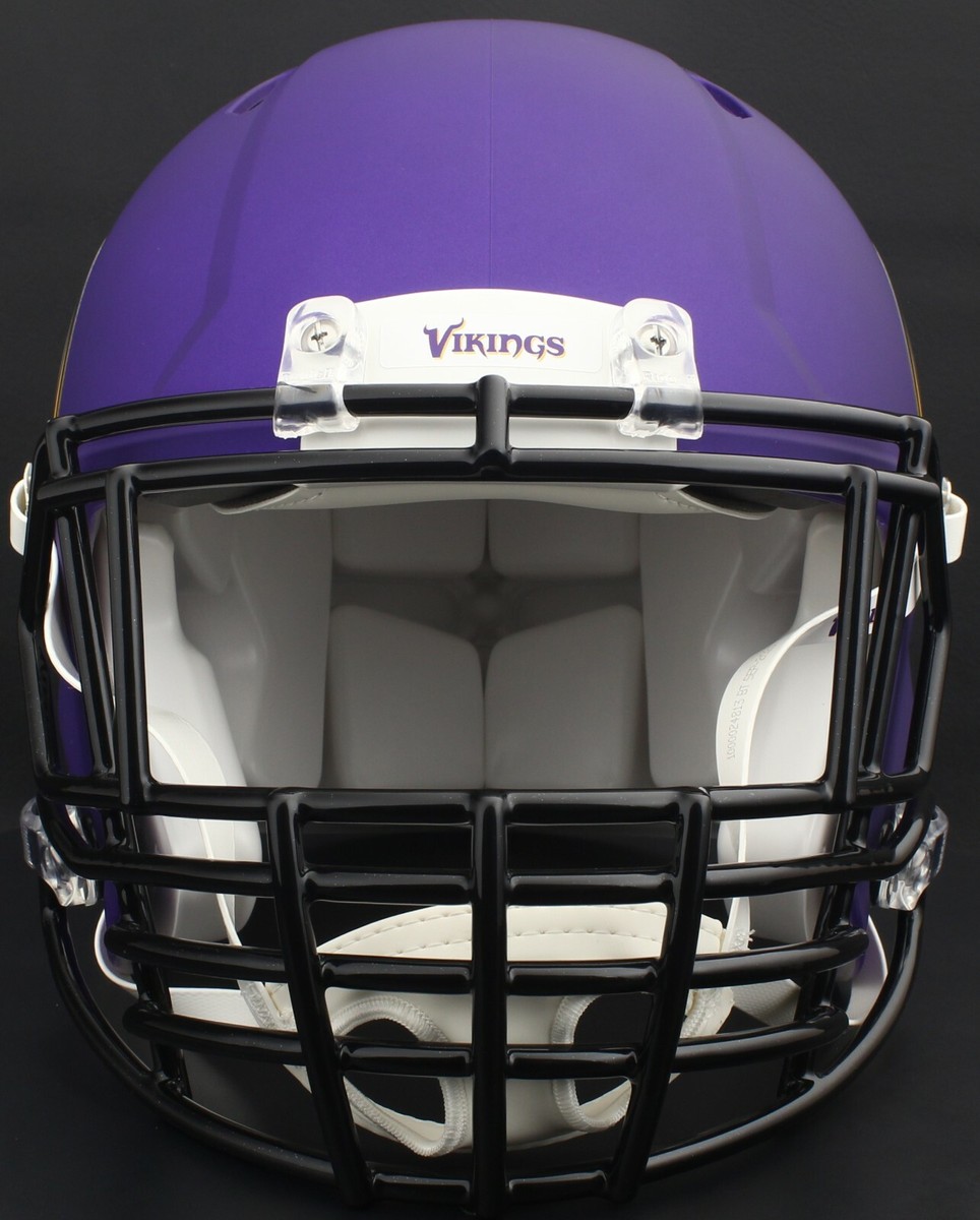 big grill football helmets MINNESOTA VIKINGS NFL Riddell SPEED Football Helmet w/ BIG GRILL S2EG-HT-SP