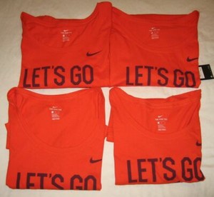 Nike Women S Virginia Tech Lets Go Hokies Team Oranget Shirts Sz Xxl Ebay