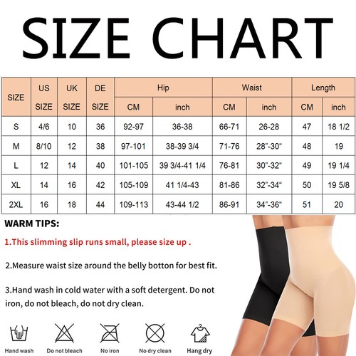 Tummy Control Shapewear Shorts Thigh Slimmer High Waisted Women Shaper Girdles - Picture 2 of 21